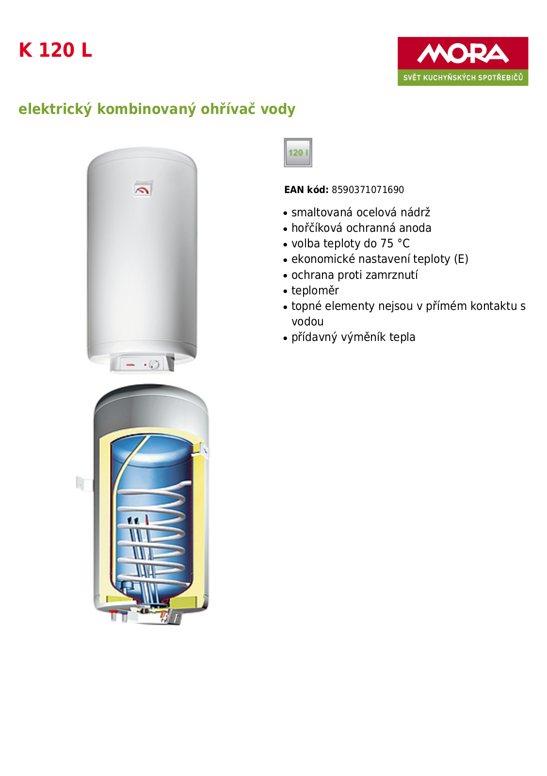 Mora K 120 L User Manual