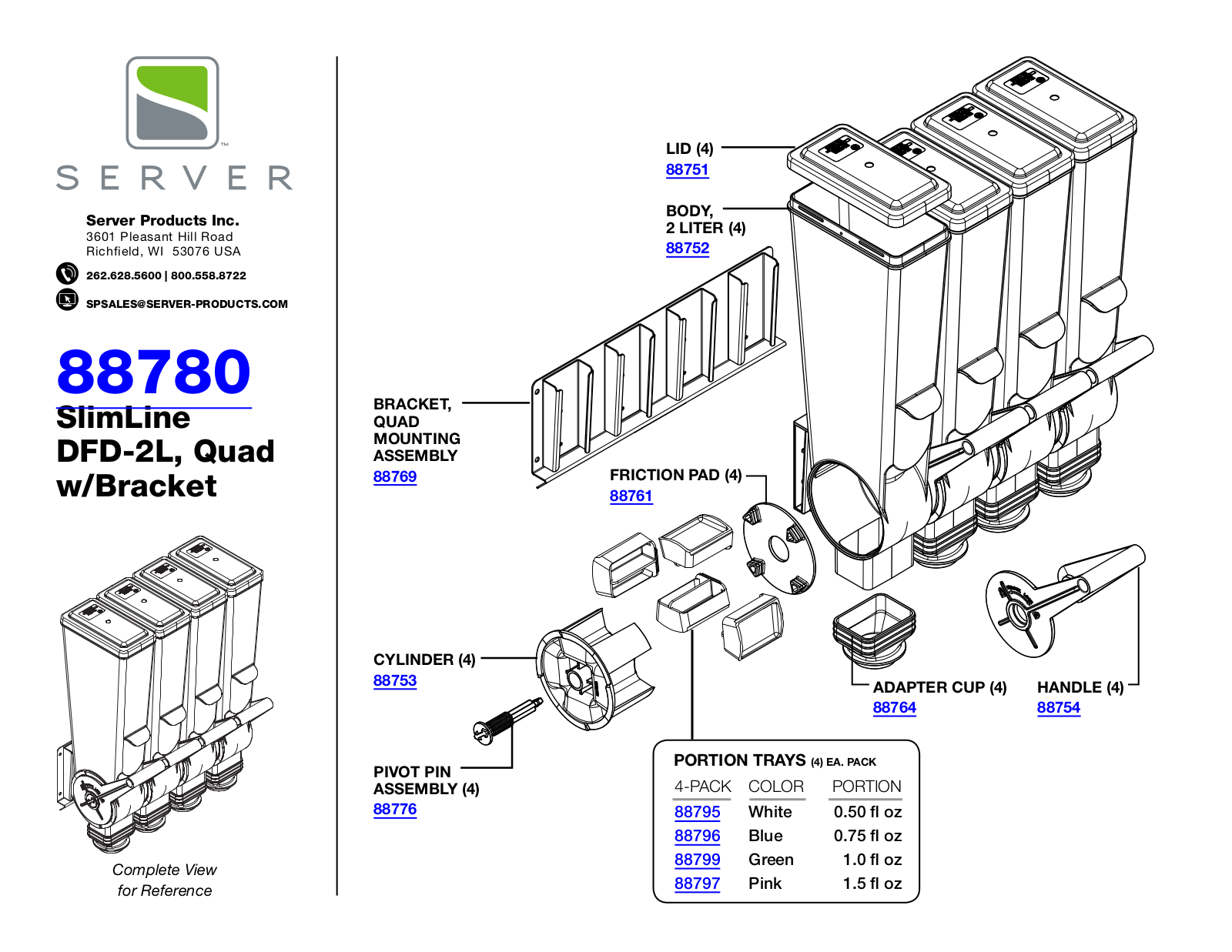 Server 88780 Parts Manual