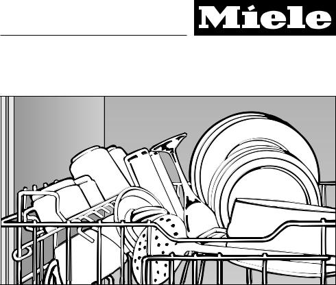 Miele G 346-55 i-2 SPECIAL PLUS Instructions Manual