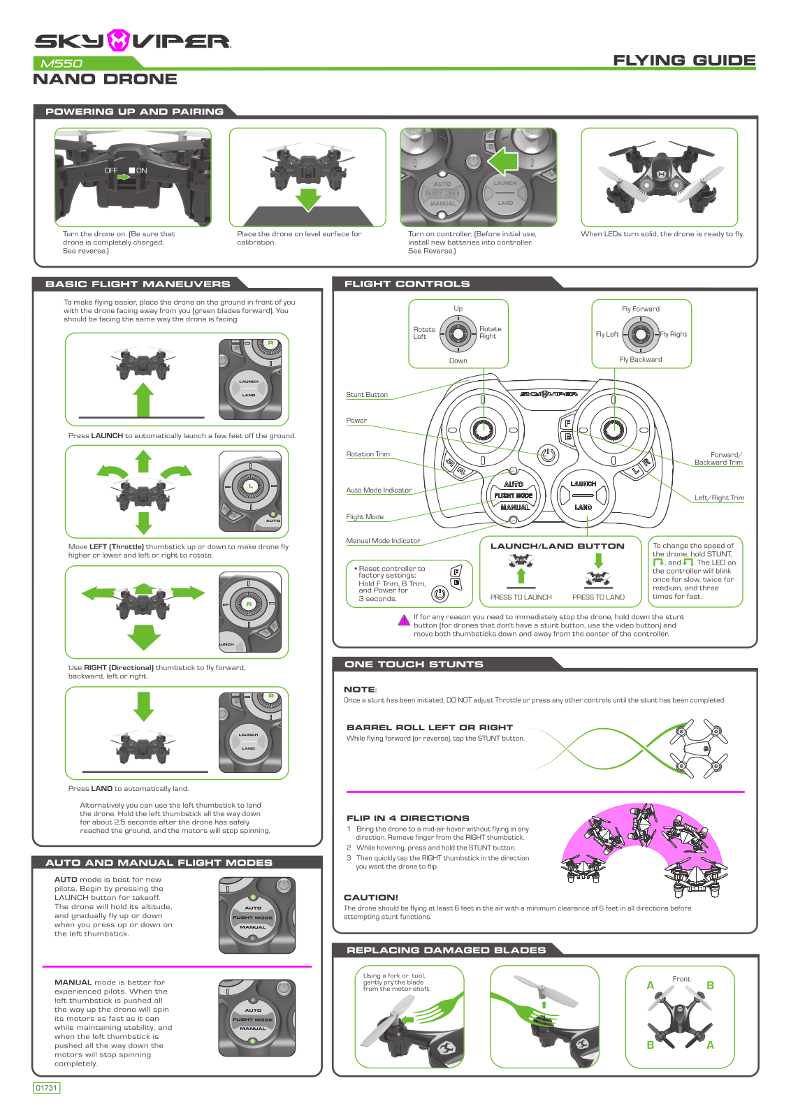 Skyrocket Toys 01731RX24G Users manual