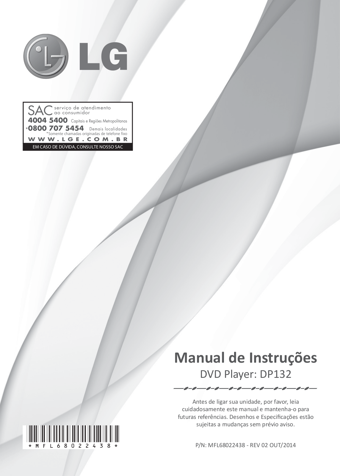 LG DP132-NU User Guide