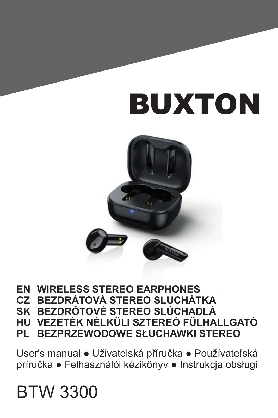 BUXTON BTW 3300 User guide - ManualMachine.com