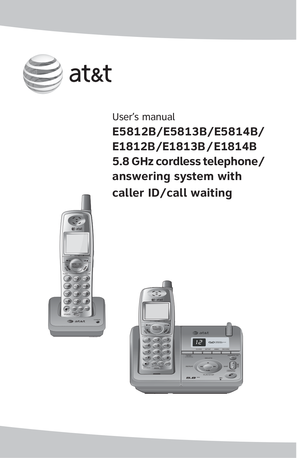 AT&T E1814B, E5812B, E5813B, E5814B, E1812B User Manual