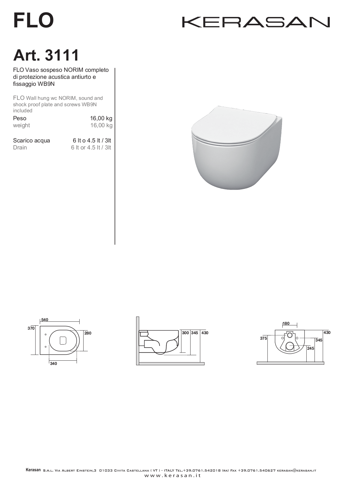 KERASAN FLO 3111 Datasheet