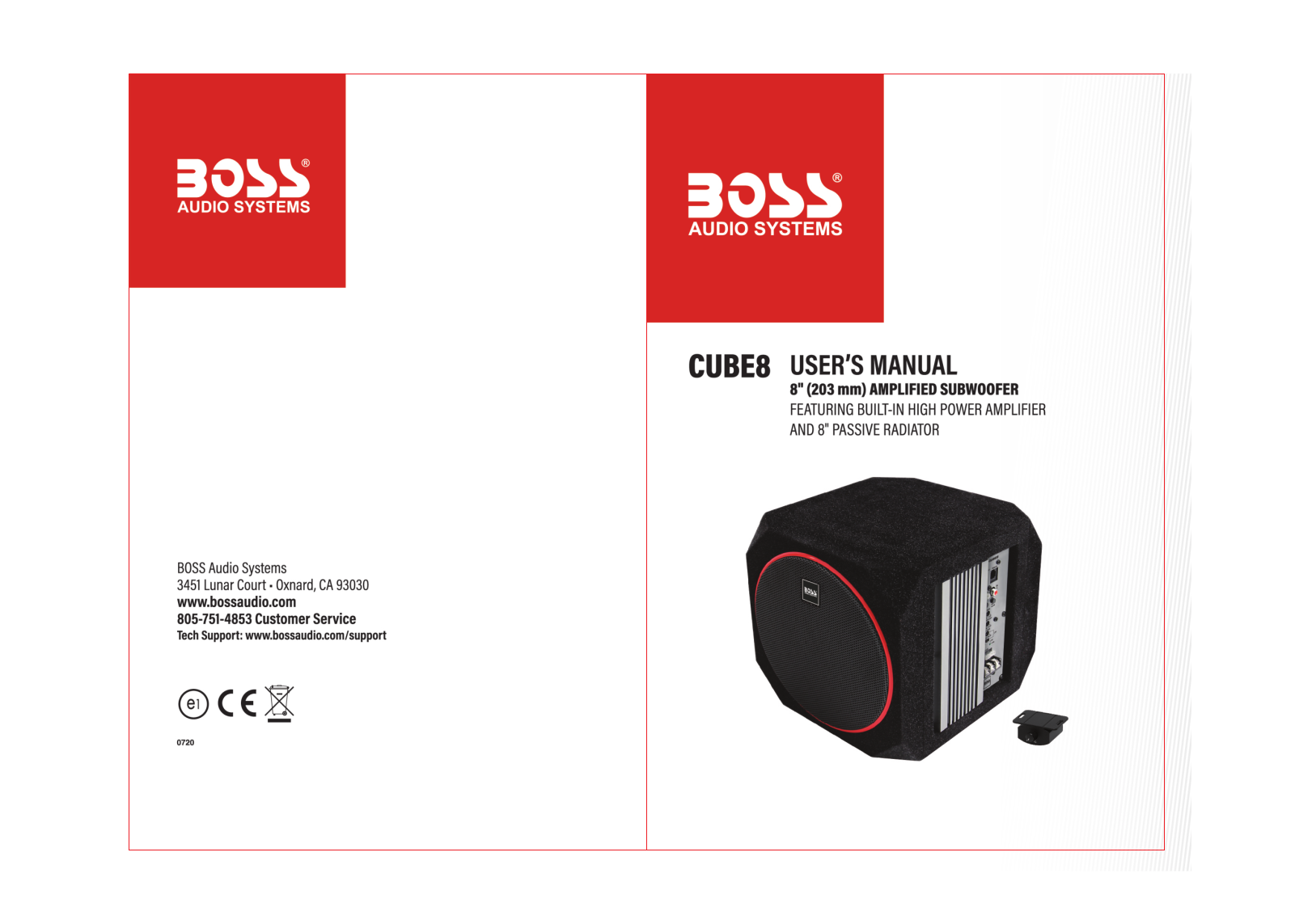 Boss Cube 8 User Manual