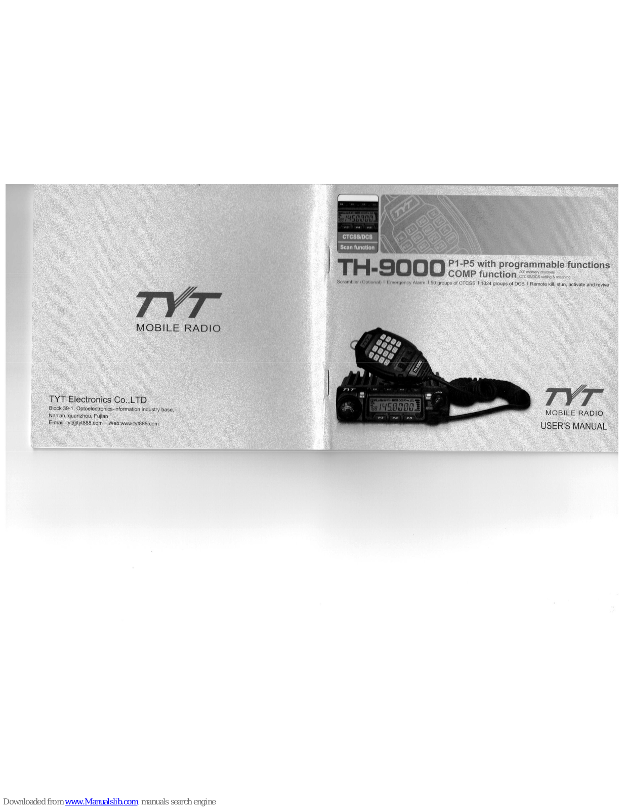 TYT TH-9000 User Manual