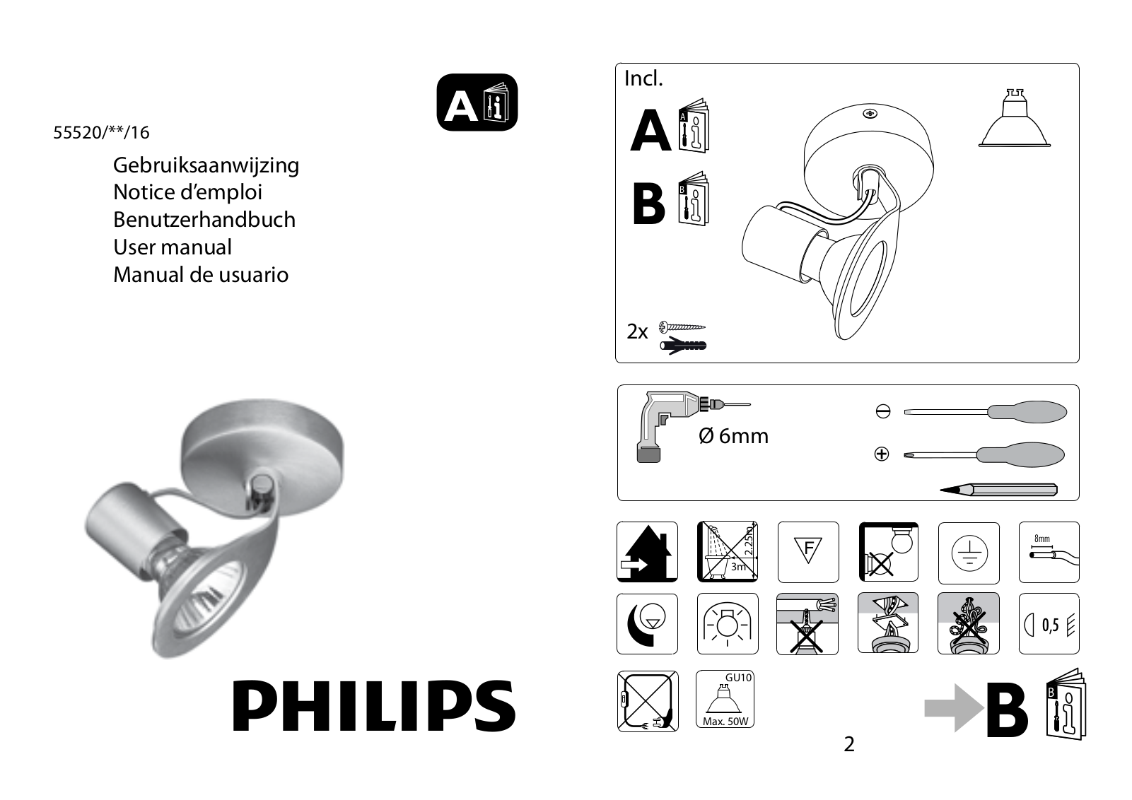 Philips 55520-48-16 User Manual