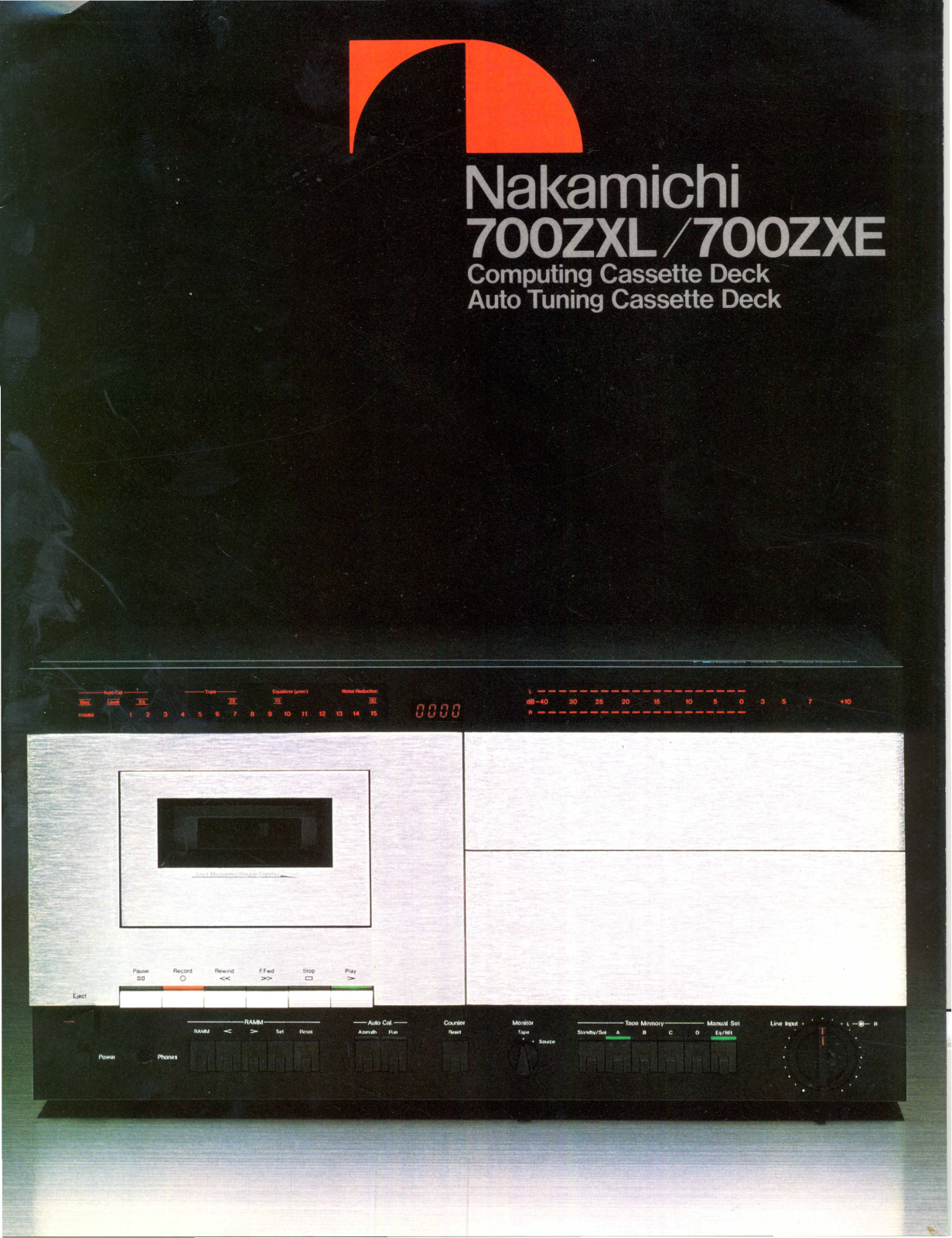 Nakamichi 700-ZXL Brochure