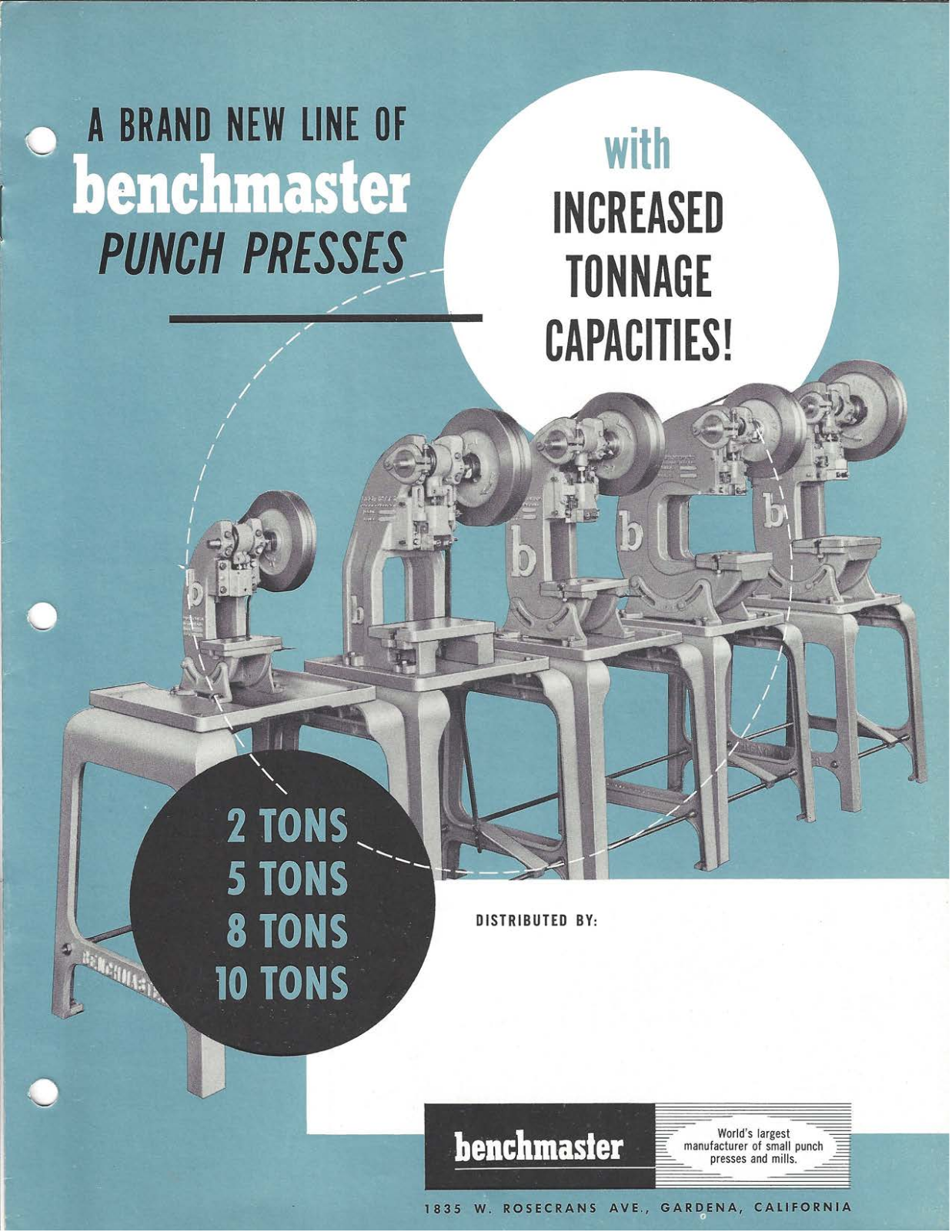 Benchmaster Manufacturing Benchmaster Punch Presses Other - ManualMachine.com