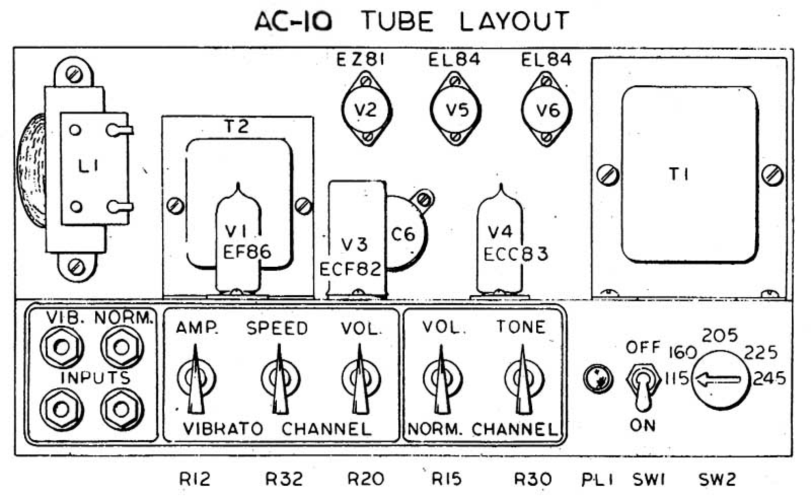 Vox ac10tube schematic