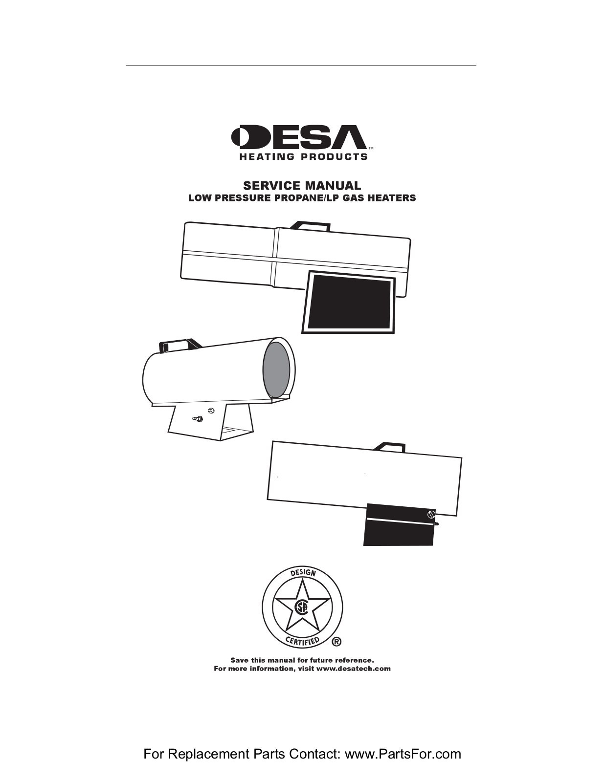 Desa 30-FAS, 40-FAS, SPS-30, SPS-40, 45-FAC Service Manual