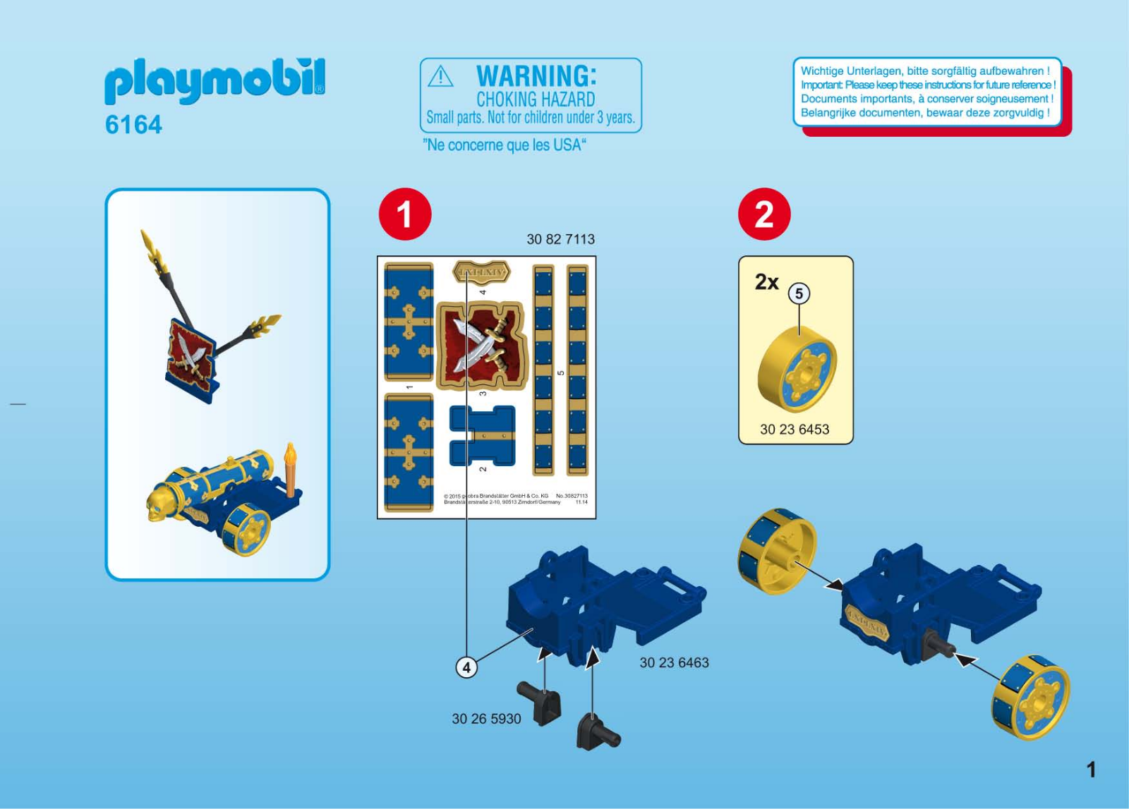 Playmobil 6164 Instructions