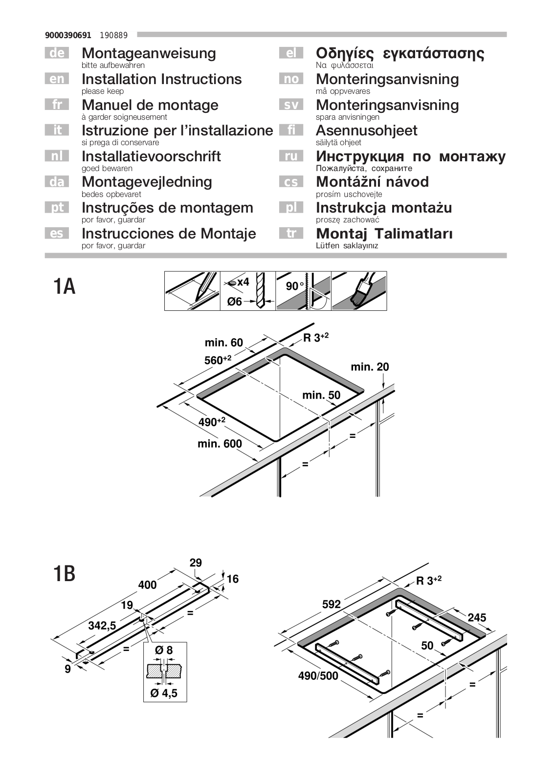 BOSCH PKF751T14E User Manual