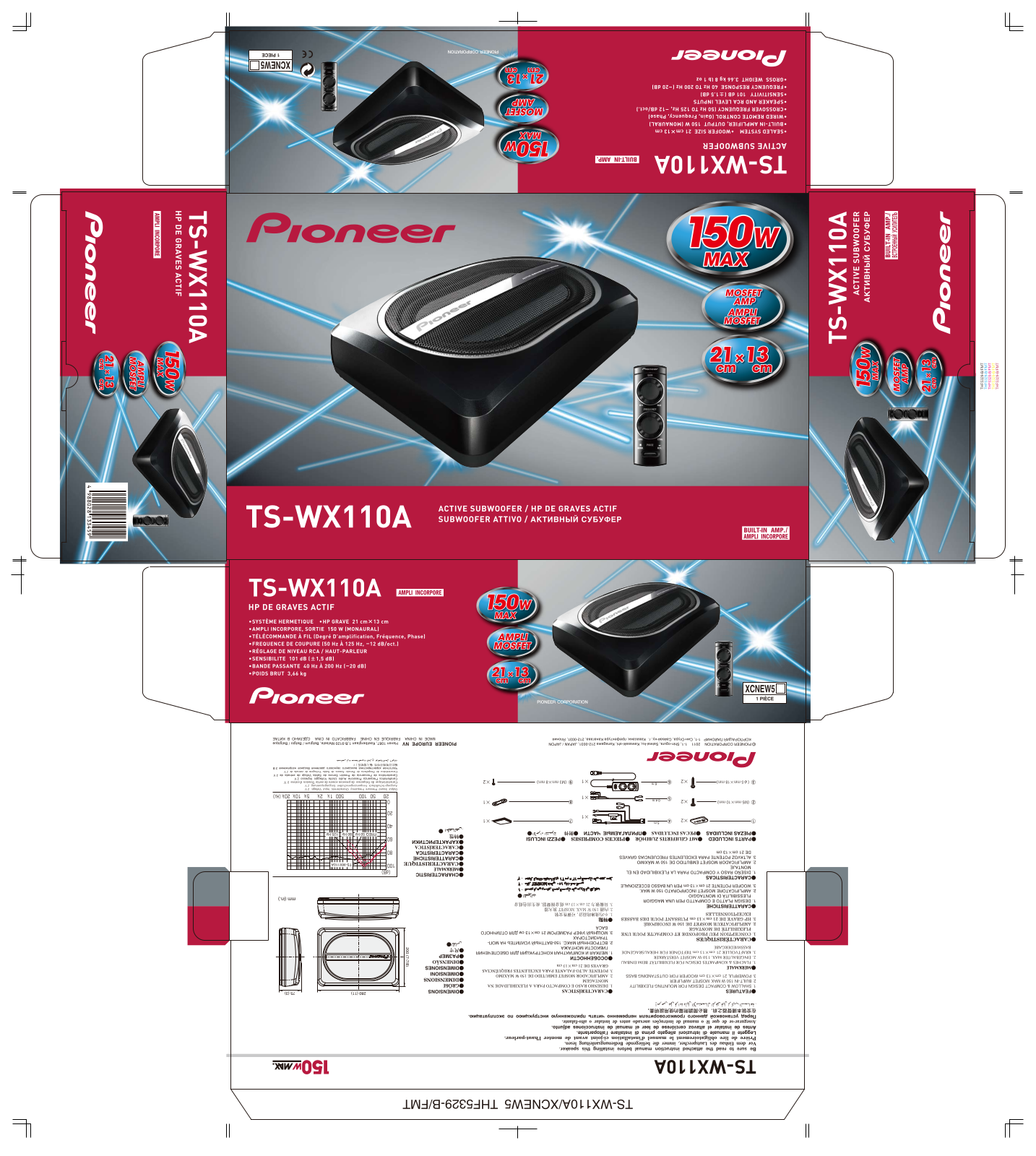 Pioneer TS-WX110A User manual