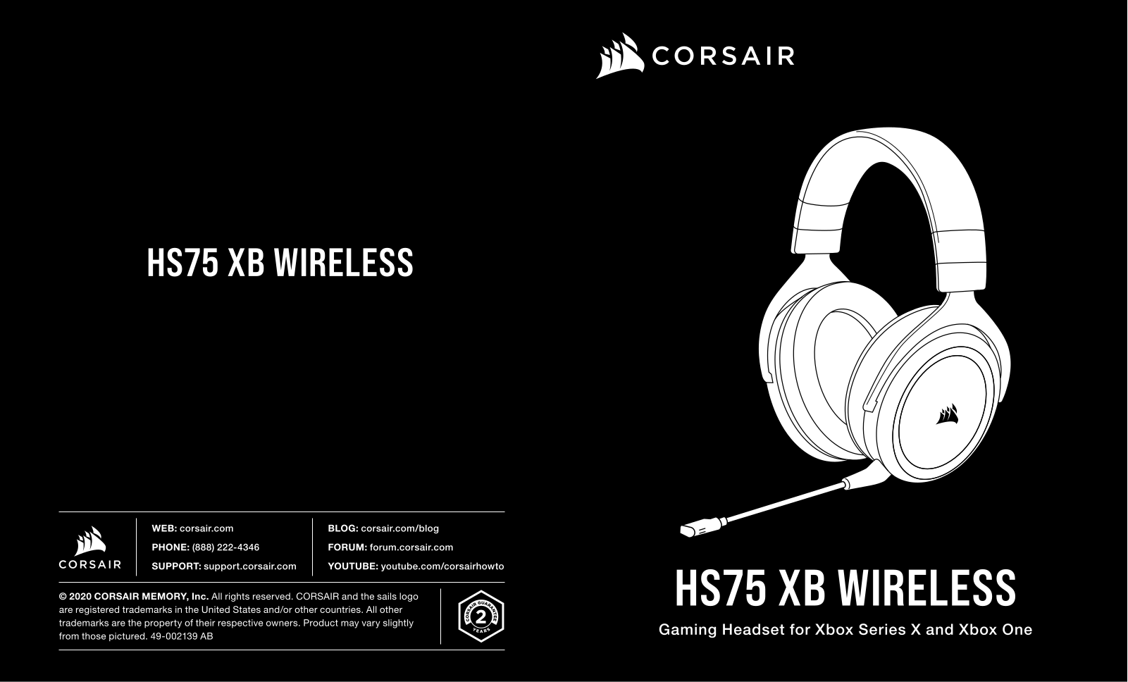 Corsair HS75 XB Service Manual