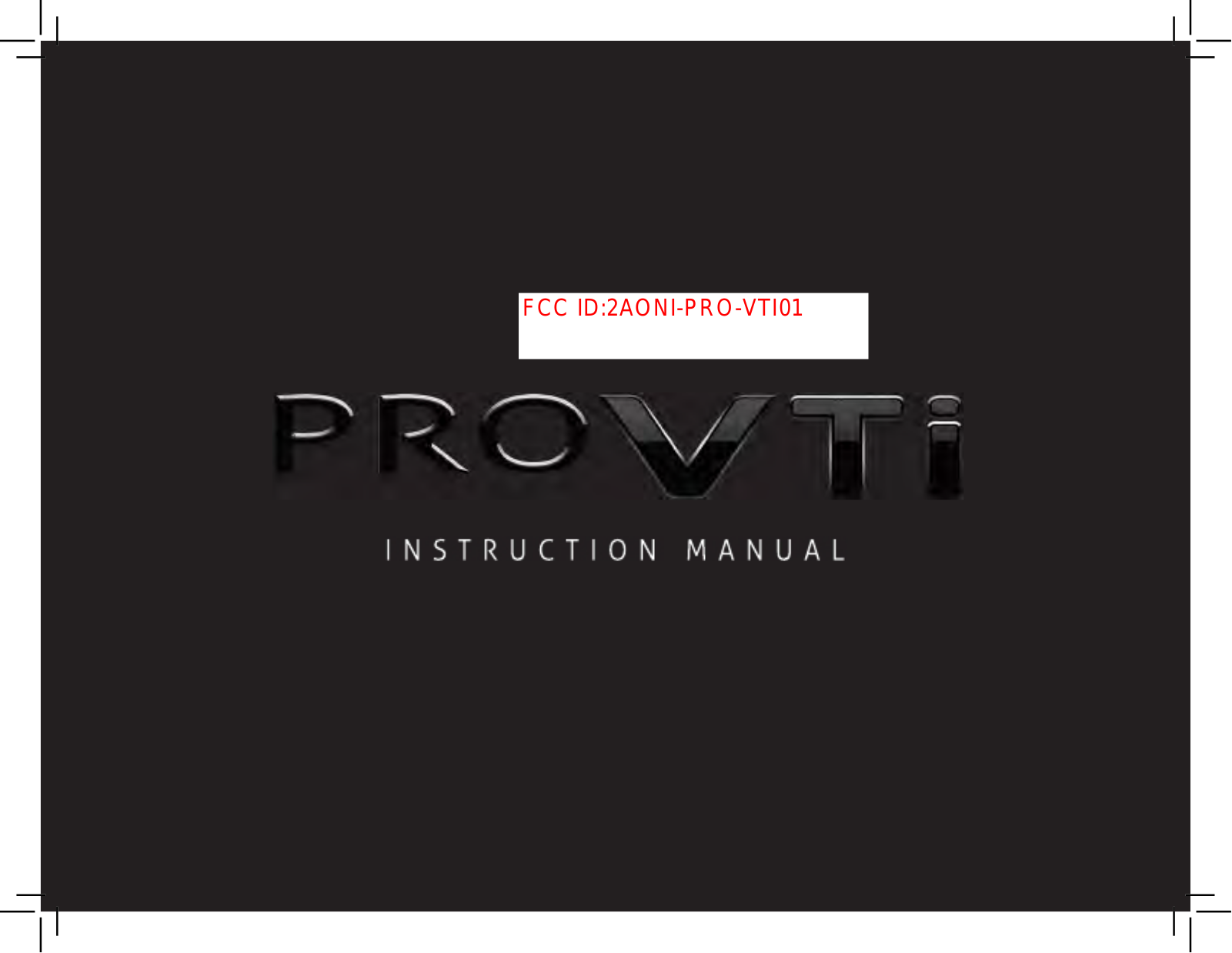 Vaultek Safe PRO-VTI01 User Manual