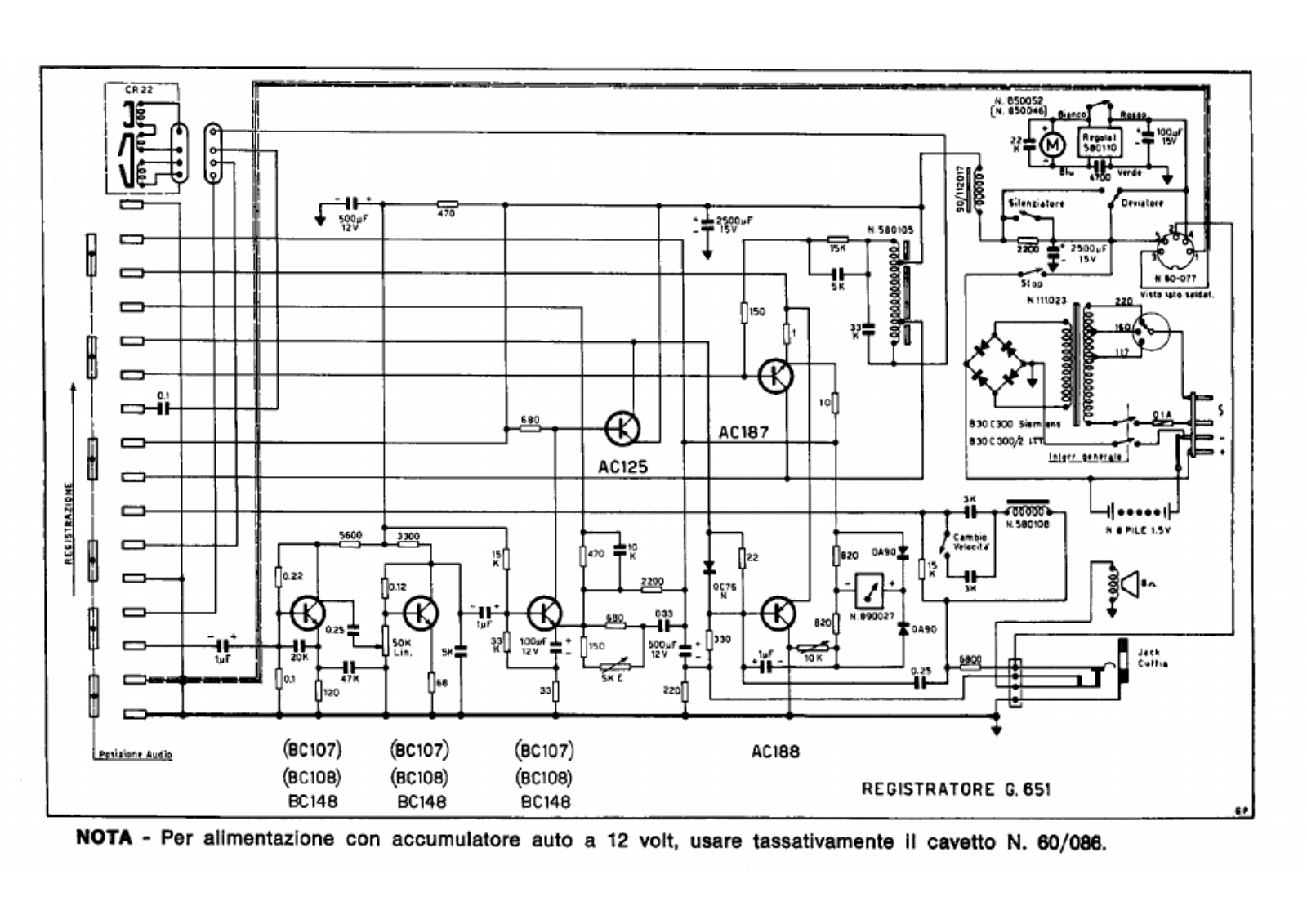 Geloso g651 schematic