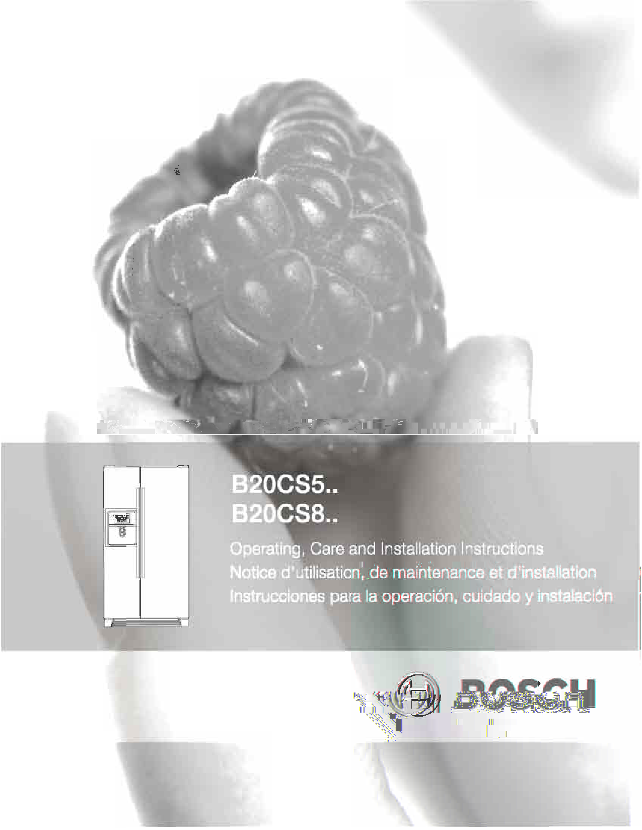 Bosch B20CS8, B20CS5 User Manual