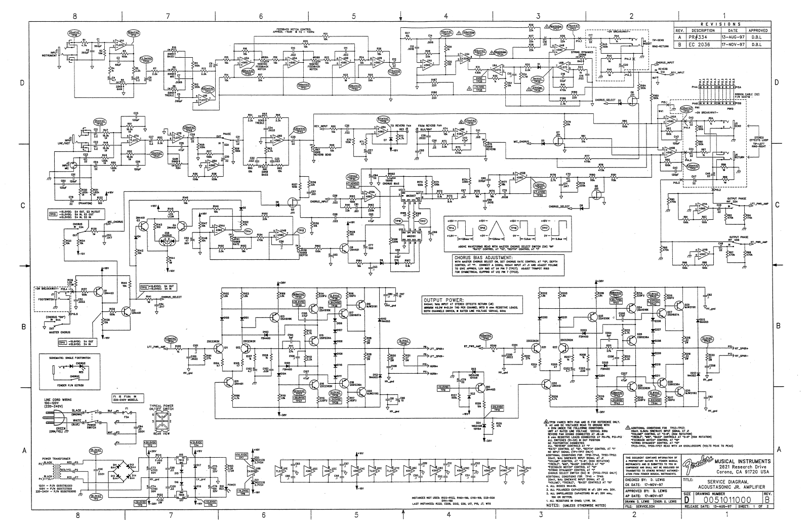 Fender Acoustasonic-Jr Schematic