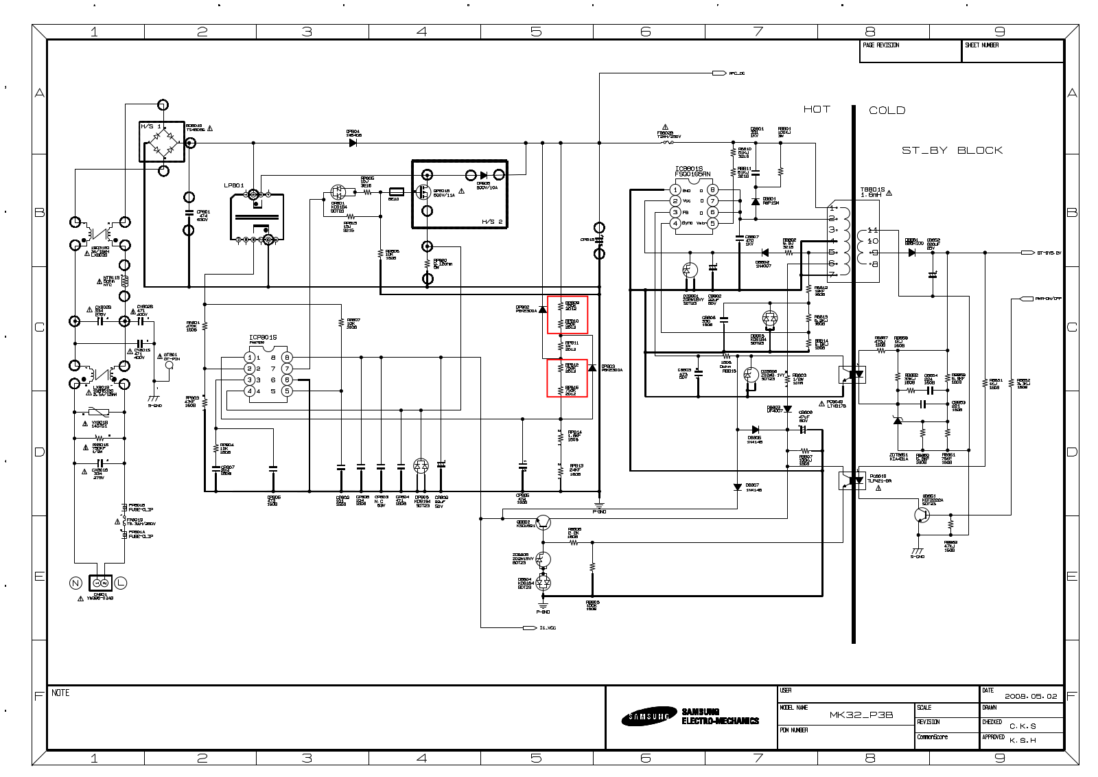 SAMSUNG BN44-00191B schematic
