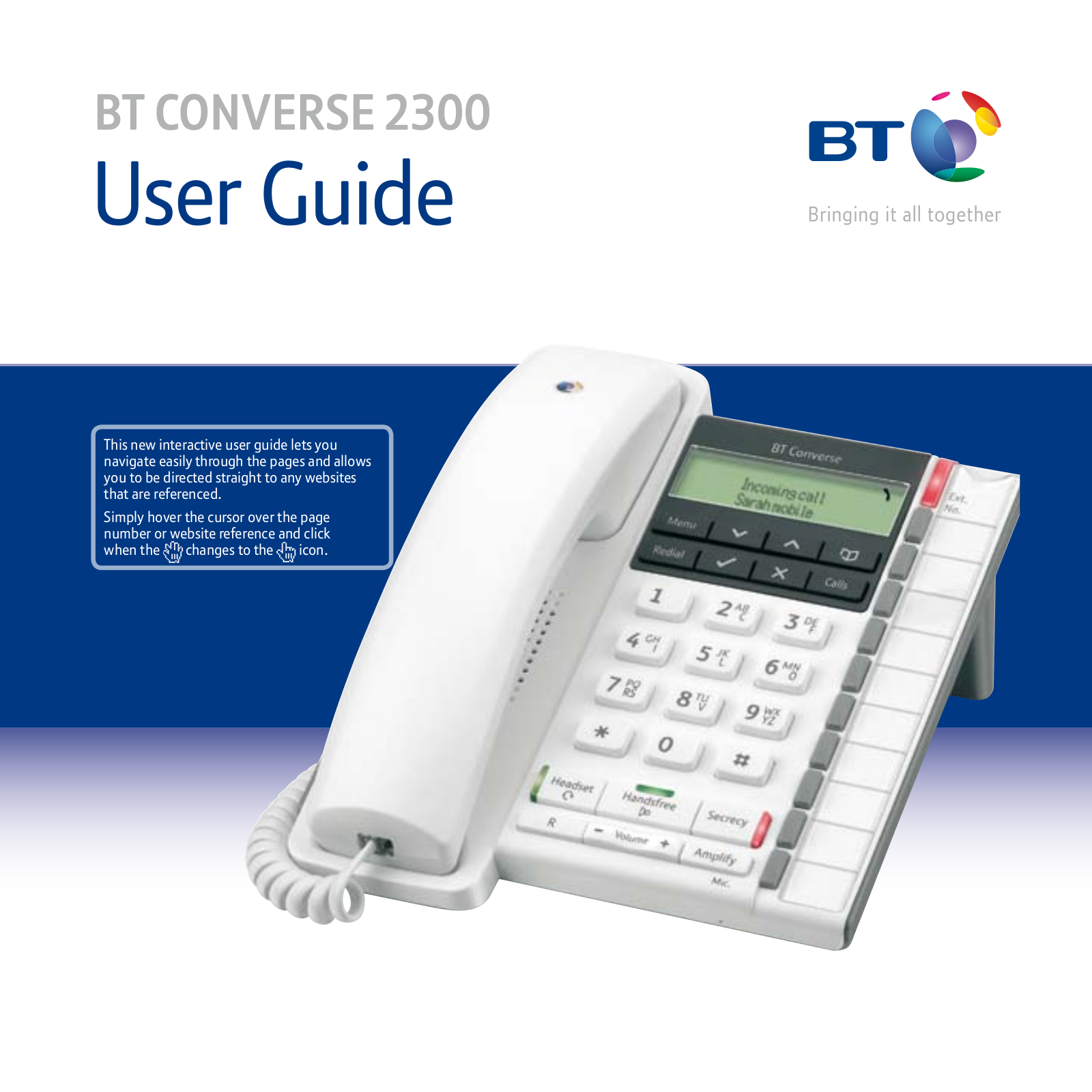 BT CONVERSE 2300 User Manual