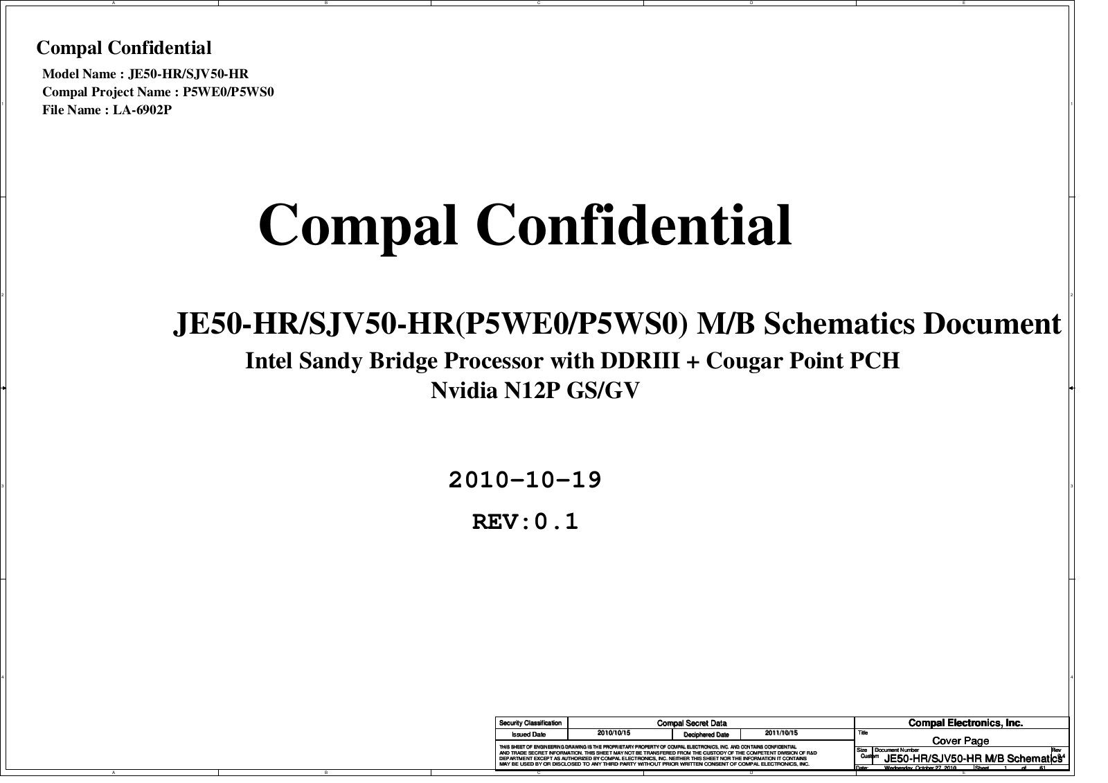 COMPAL LA-6902P Schematics