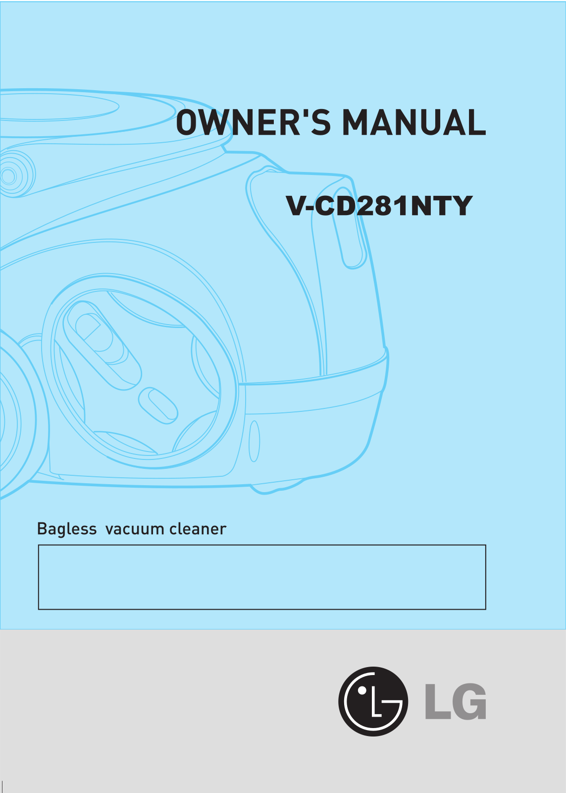 LG Electronics V-CD281NTY User Manual