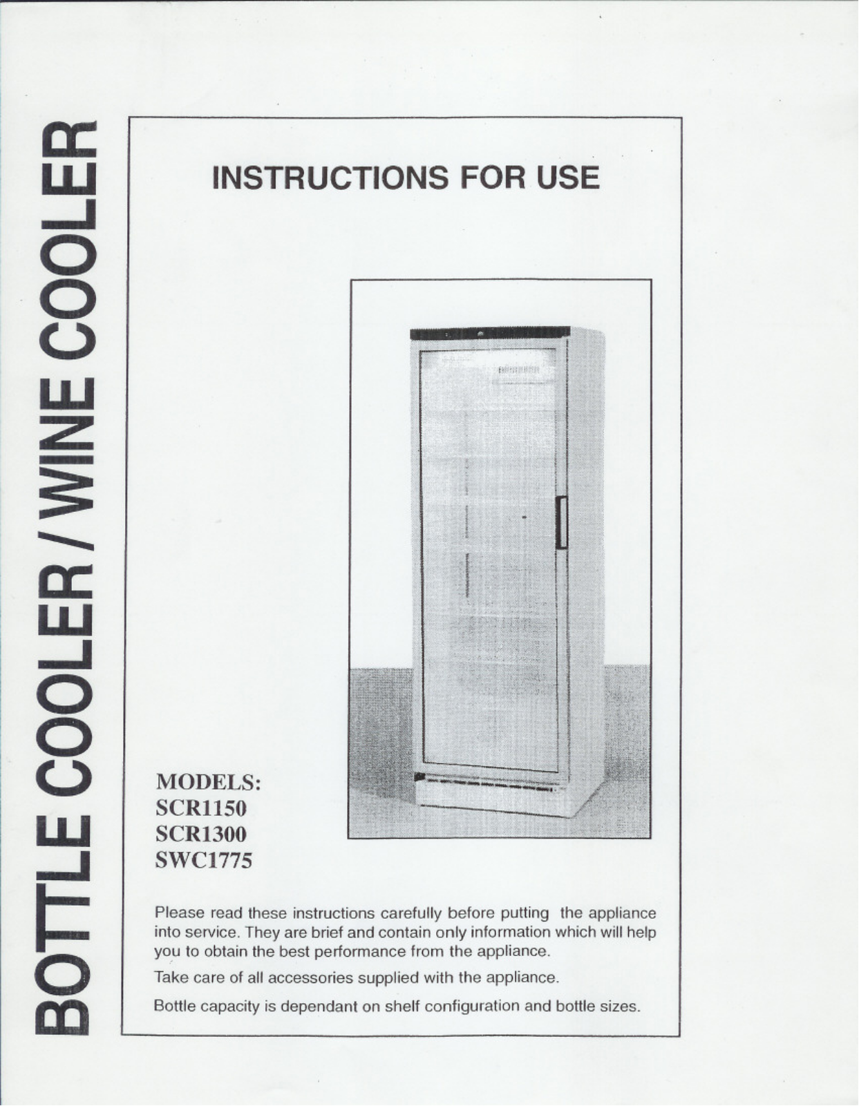 Summit SWC1775 User Manual