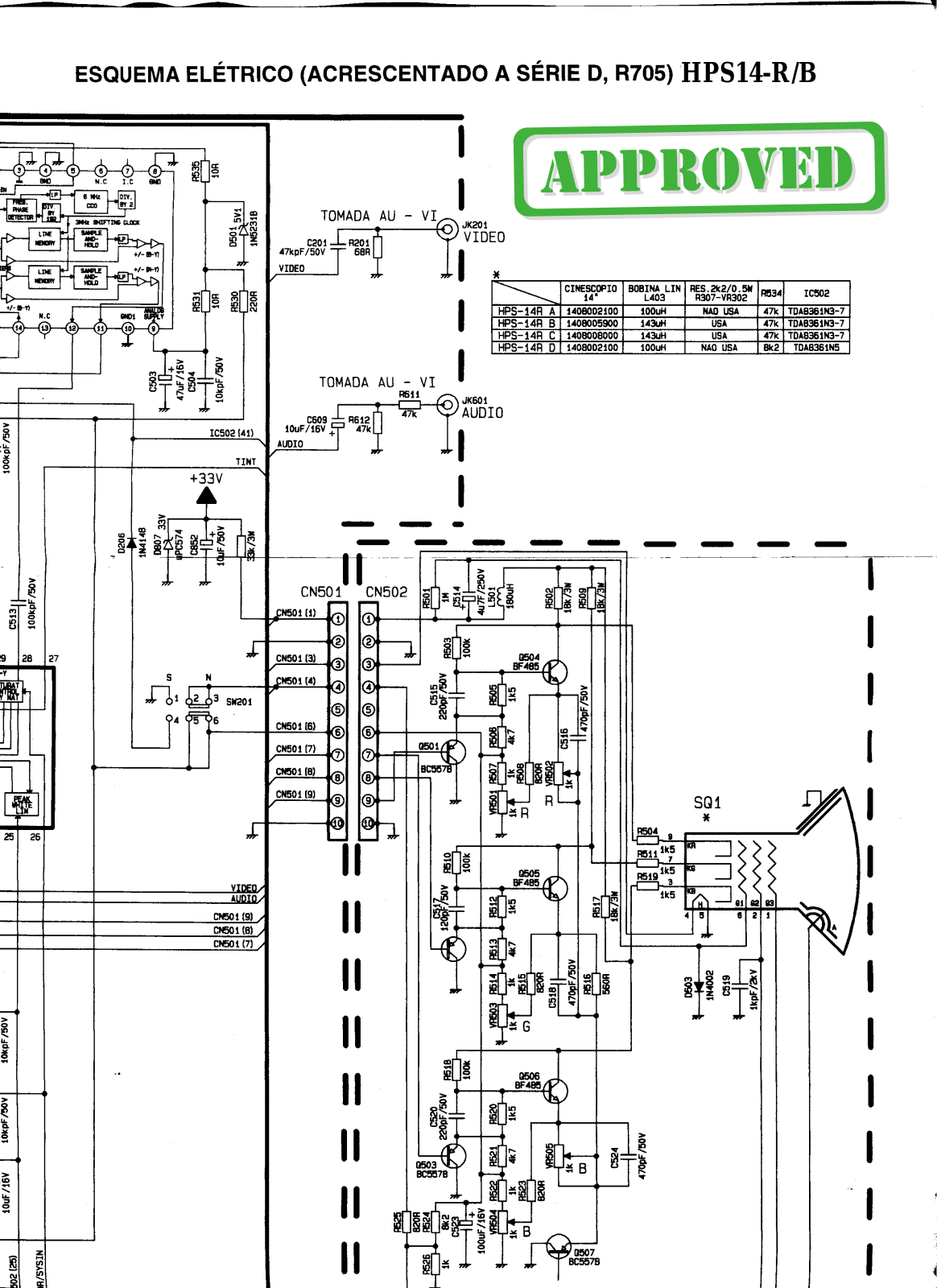 CCE HPS-14RB Diagram