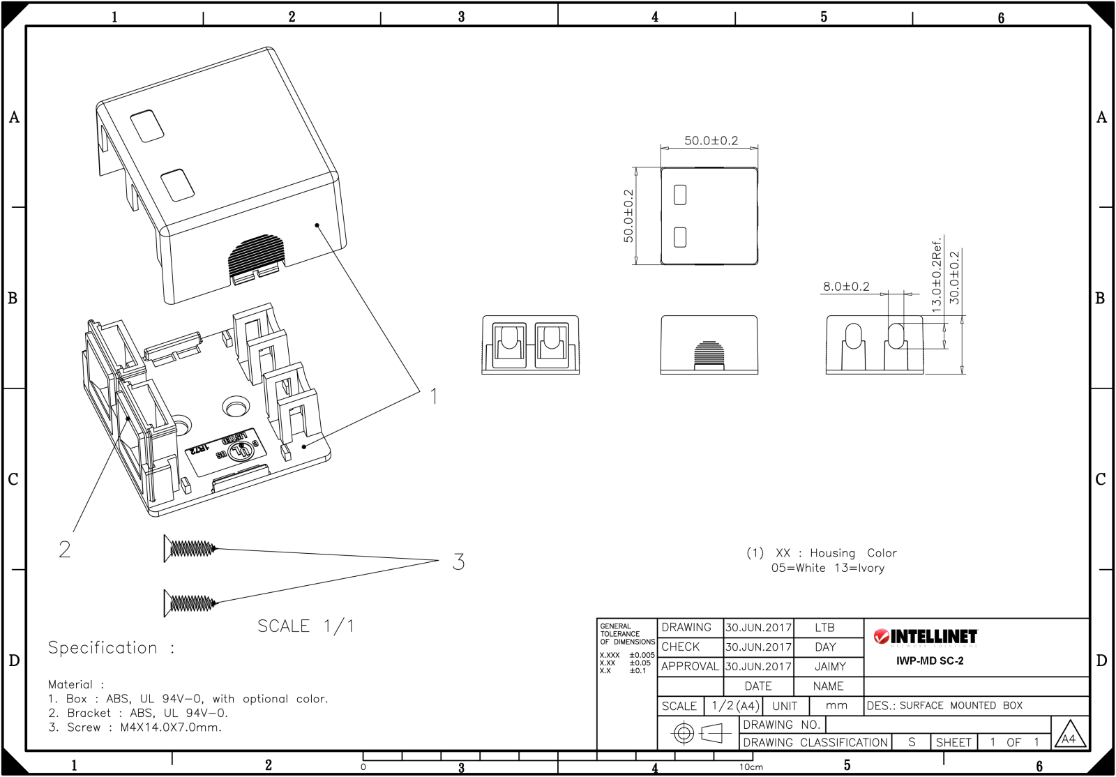 Intellinet IWP-MDSC-2 Drawing - ManualMachine.com