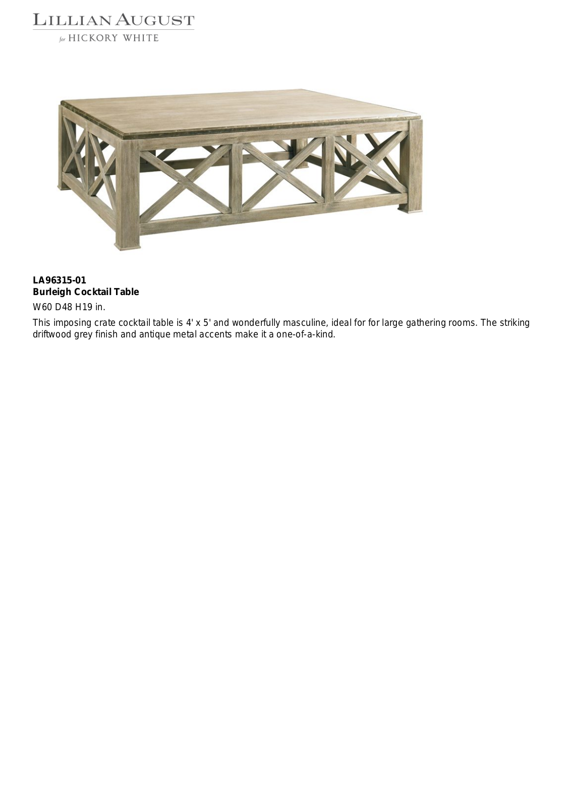 Lillian August PCFE2058 Specifications - ManualMachine.com