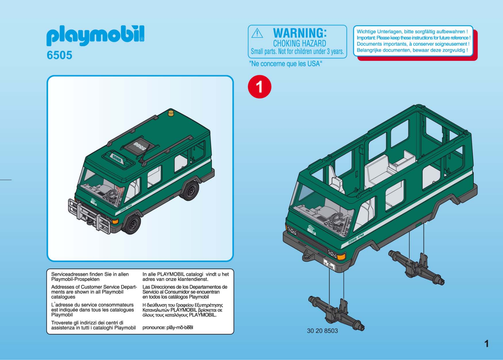 Playmobil 6505 Instructions