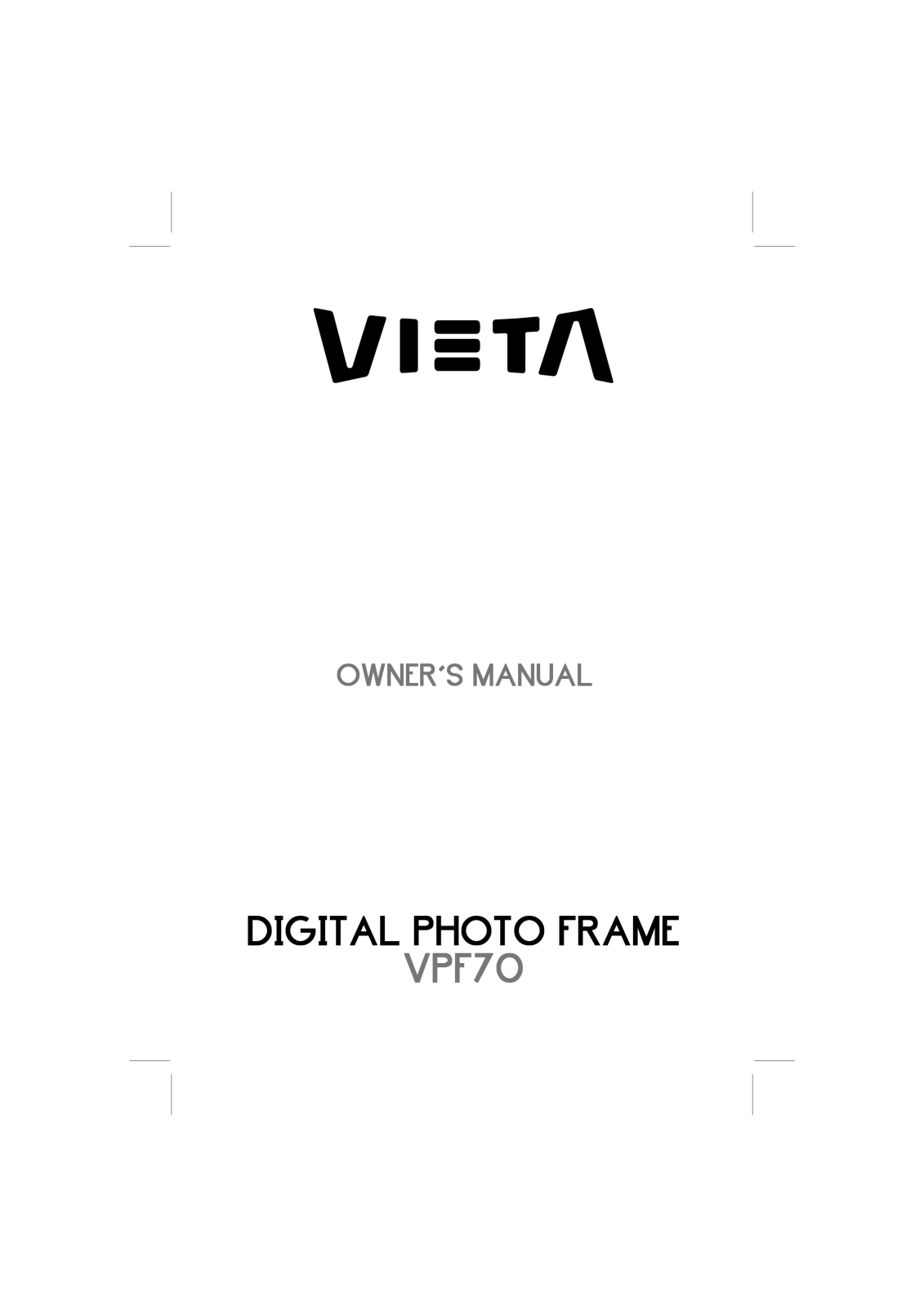 Vieta VPF70 User Manual