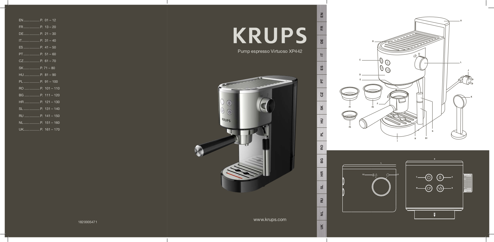 Krups XP442C11 User Manual
