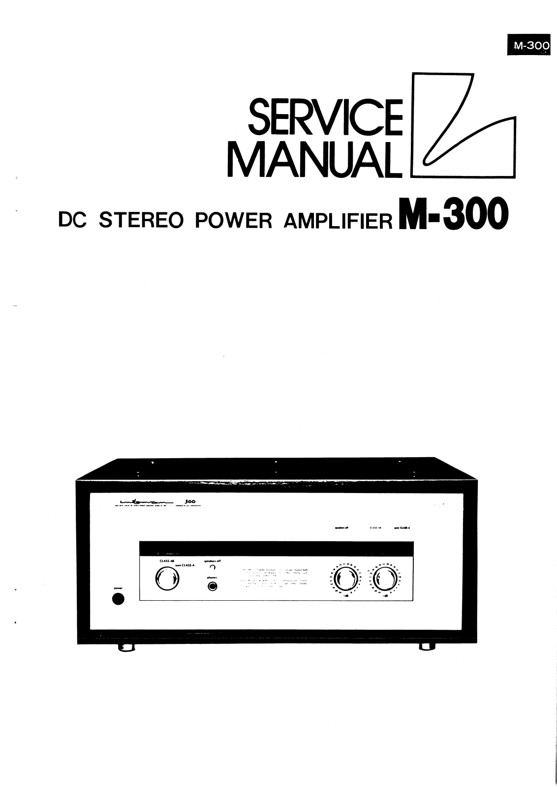 Luxman M-300 Service manual