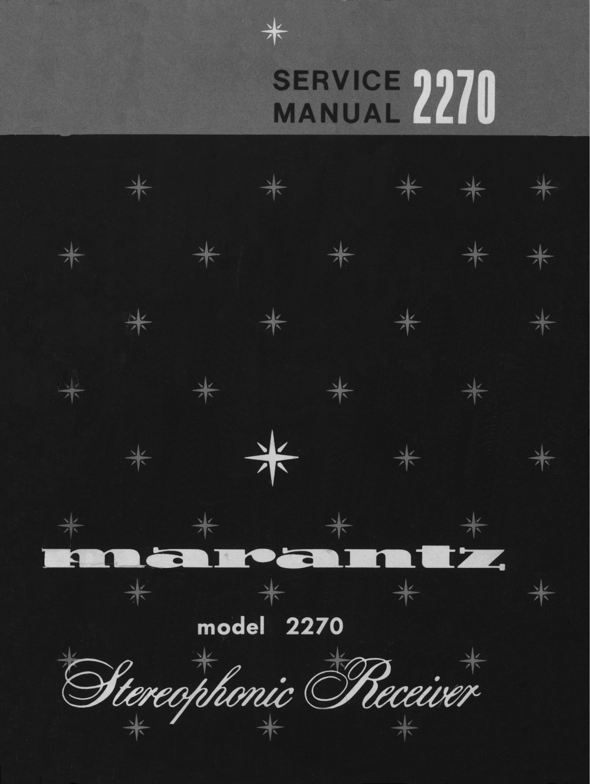 Marantz 2270 Service Manual