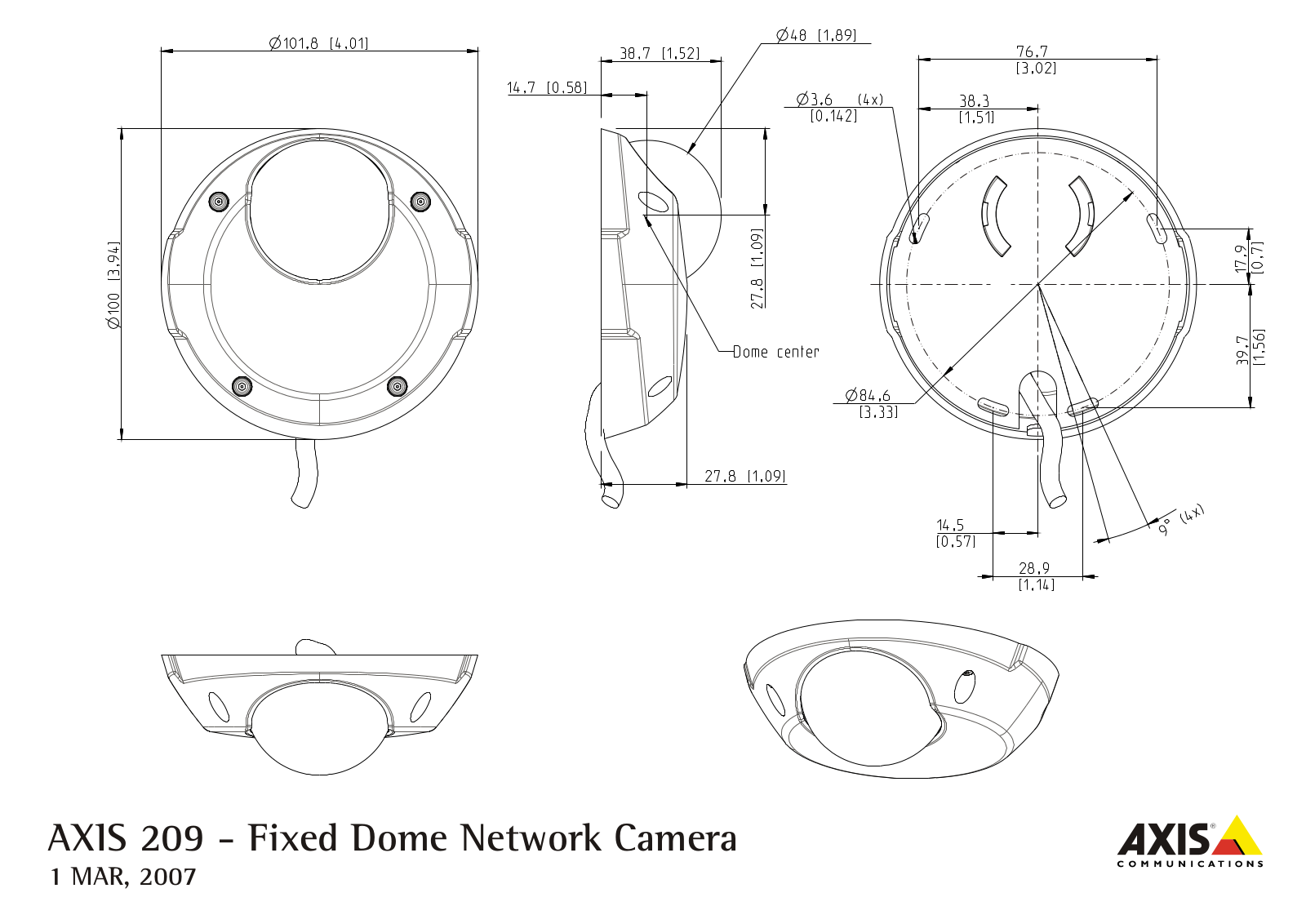 Axis Communications 209 User Manual