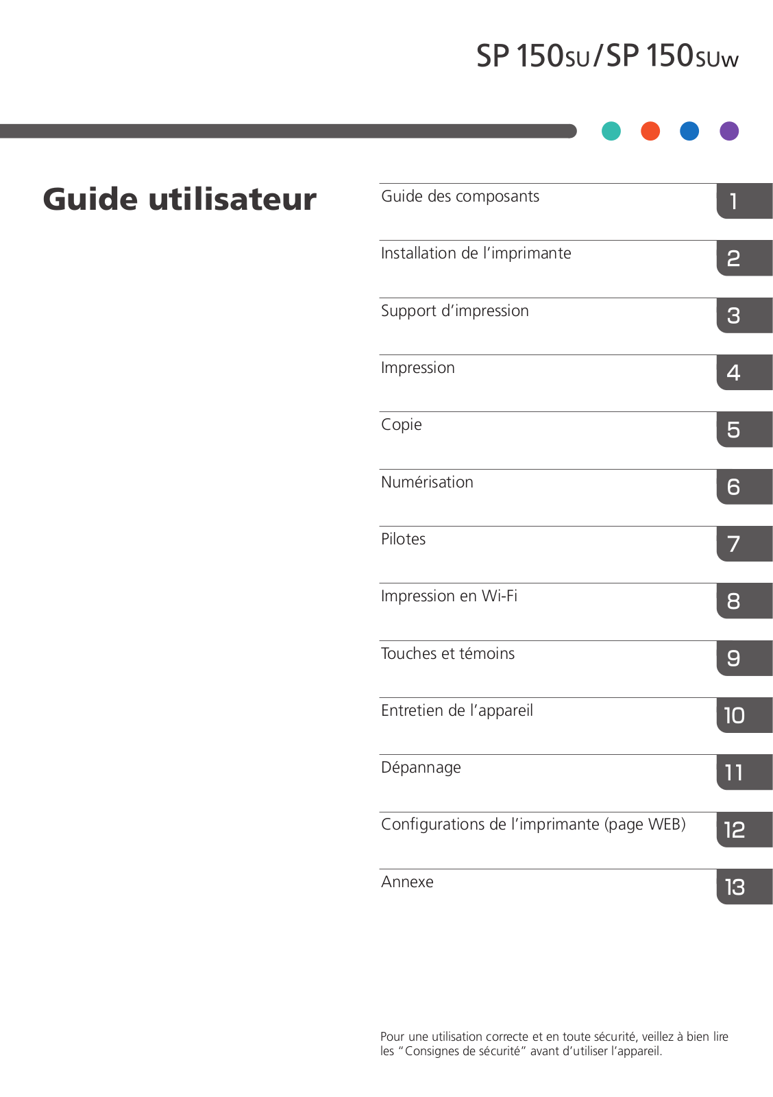 RICOH SP 150SU User Manual