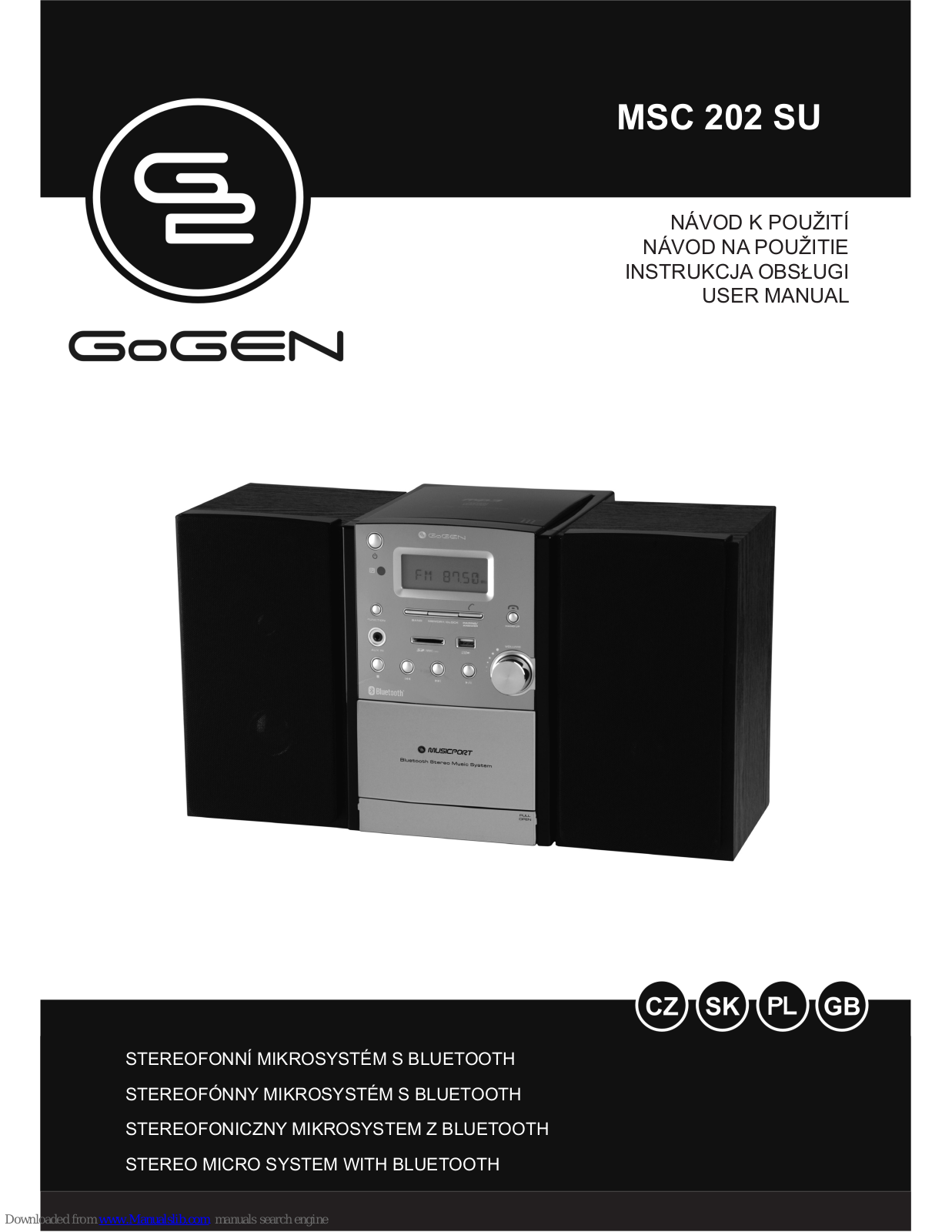 Gogen MSC 202 SU User Manual