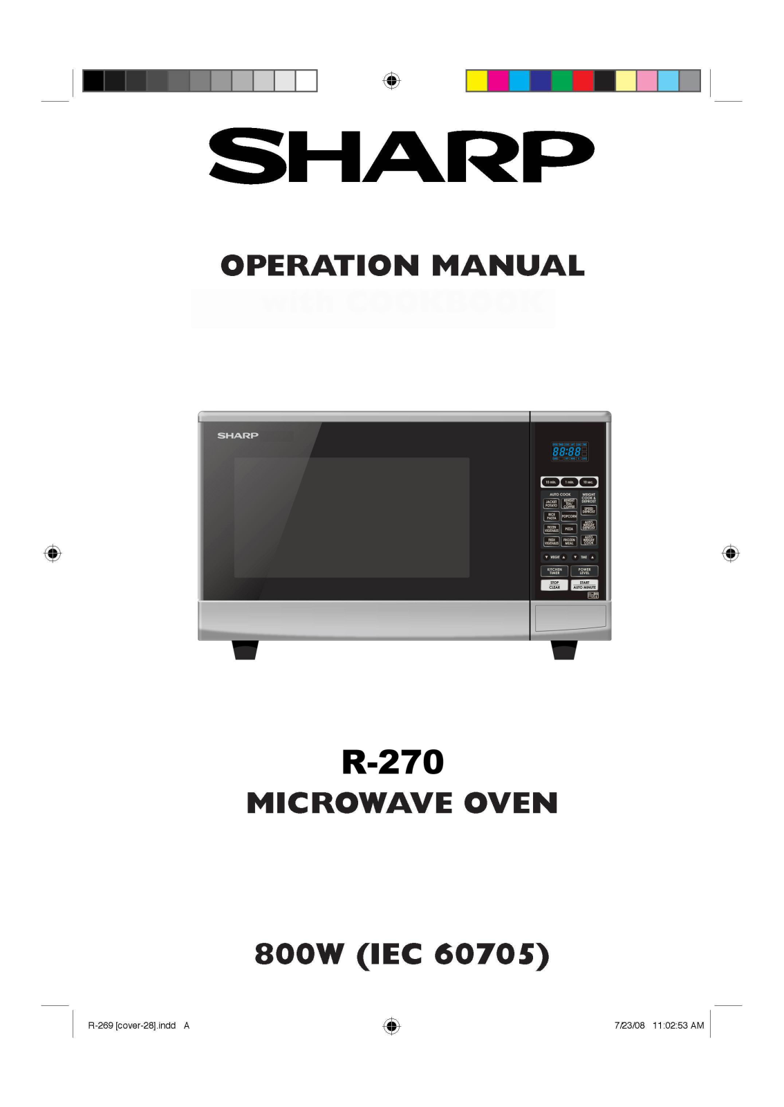 Sharp R-270 User Manual