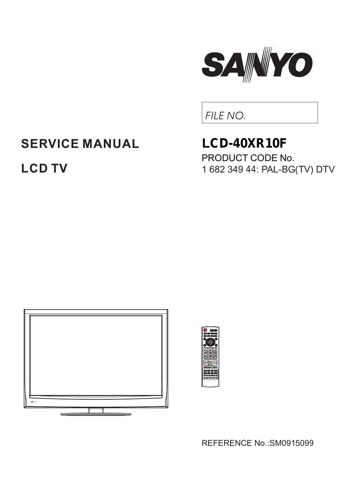 Sanyo 40XR10F Schematic