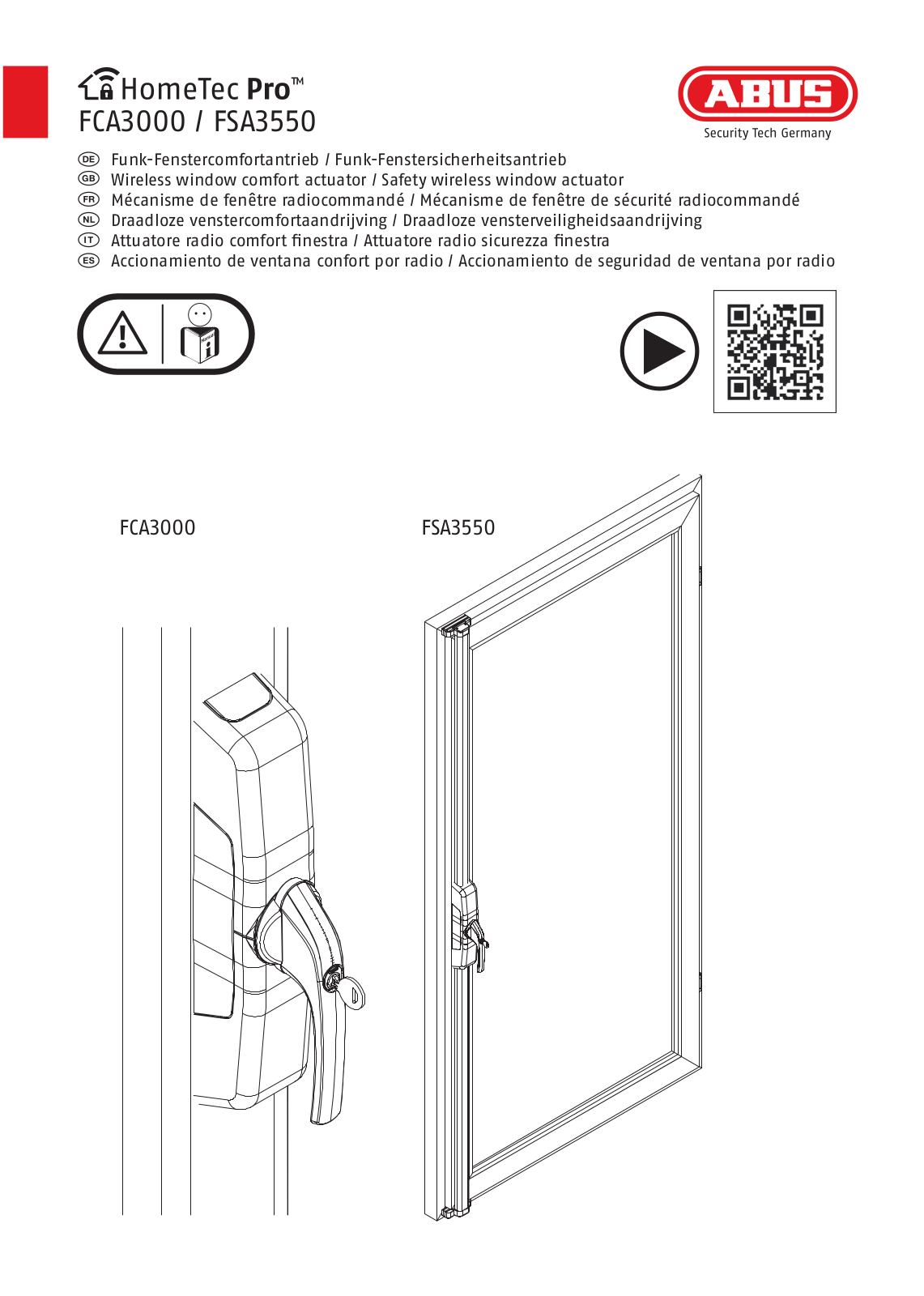 ABUS FCA3000 Assembly instructions