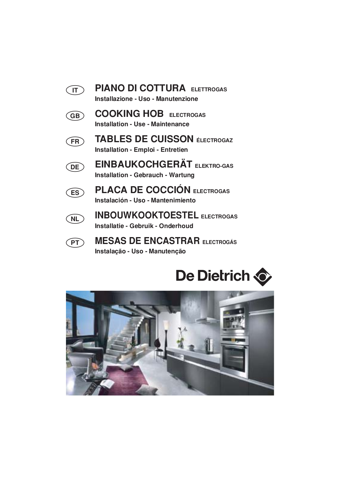 DE DIETRICH DTE795 User Manual