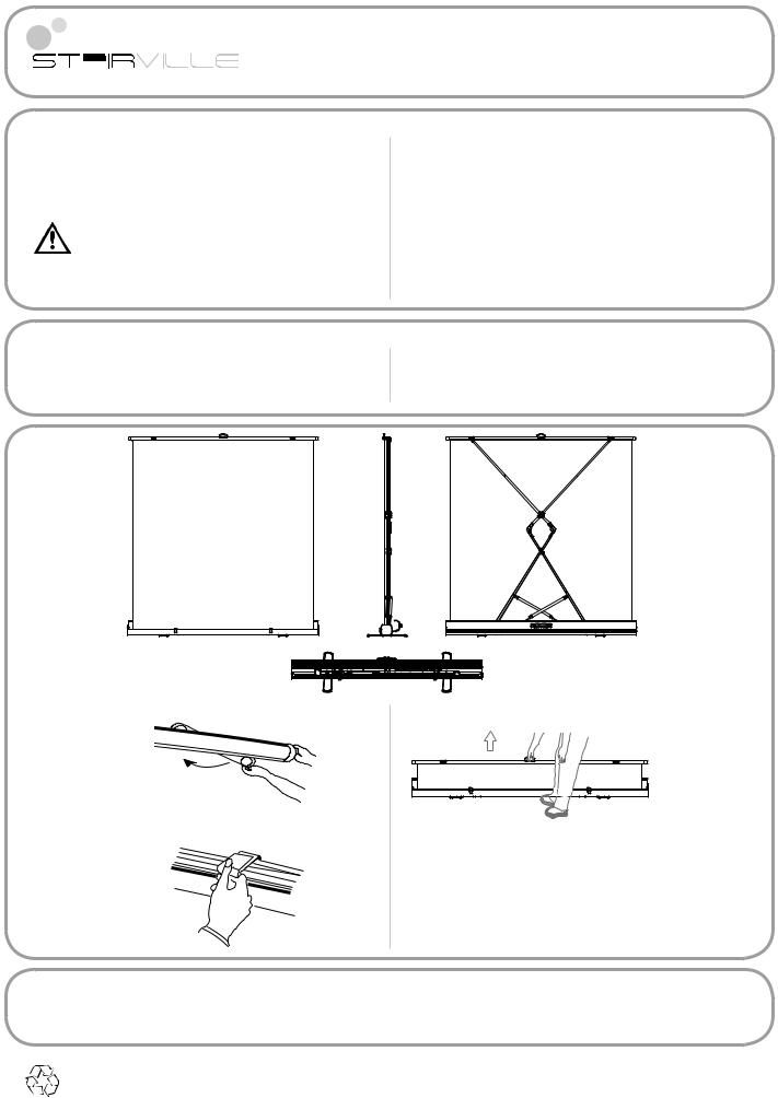 Thomann Screen Roll-Up Quick Start Guide