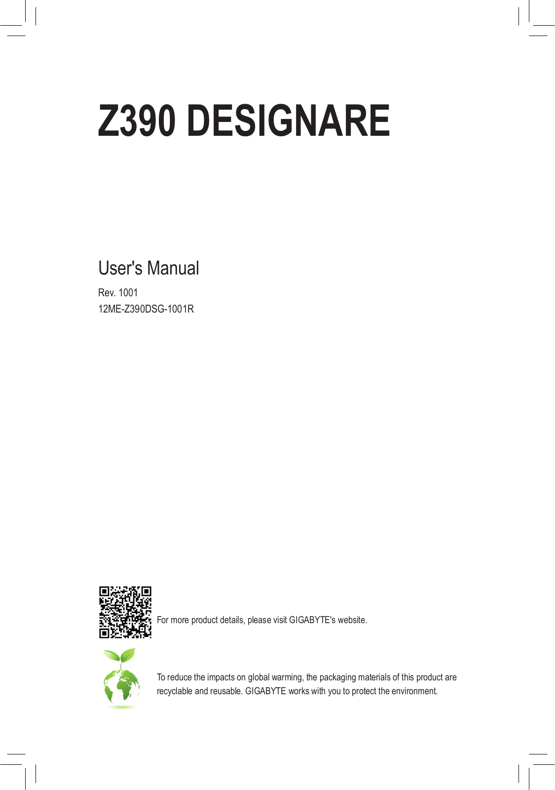 Gigabyte Z390 Designare User Manual