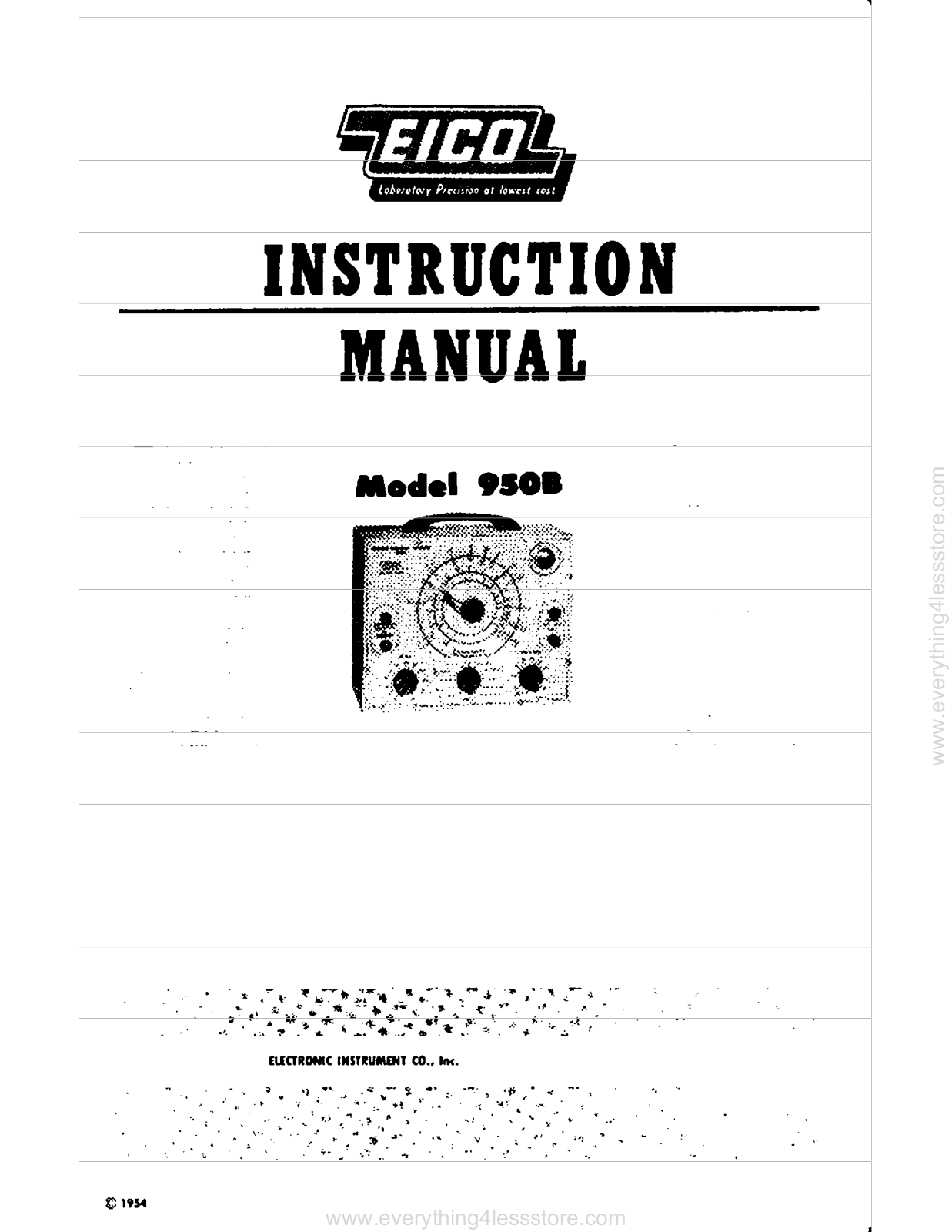 Eico 950b User Manual