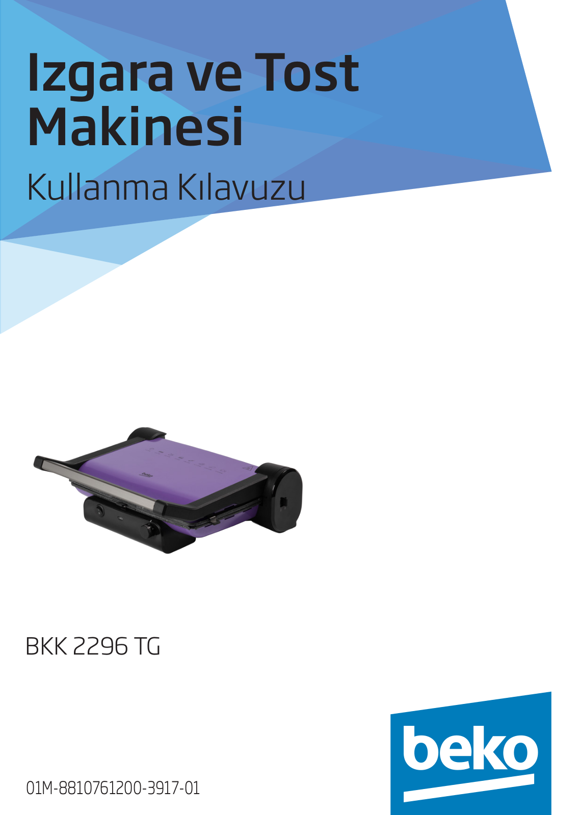 Beko BKK 2296 TG User manual