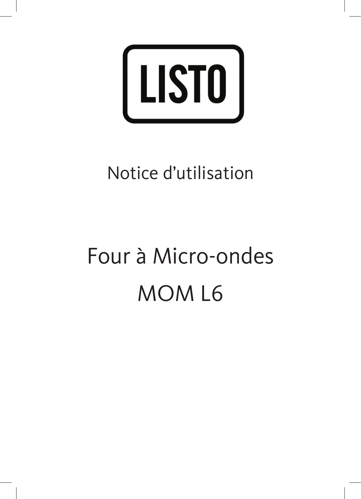 Listo MOM L6 User Manual