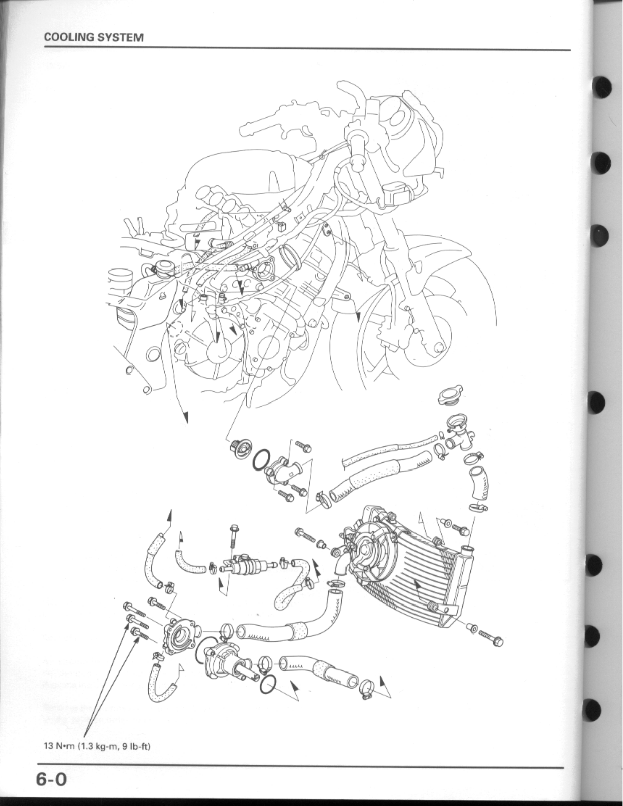 Honda CBR600F3 Service Manual 06 cooling