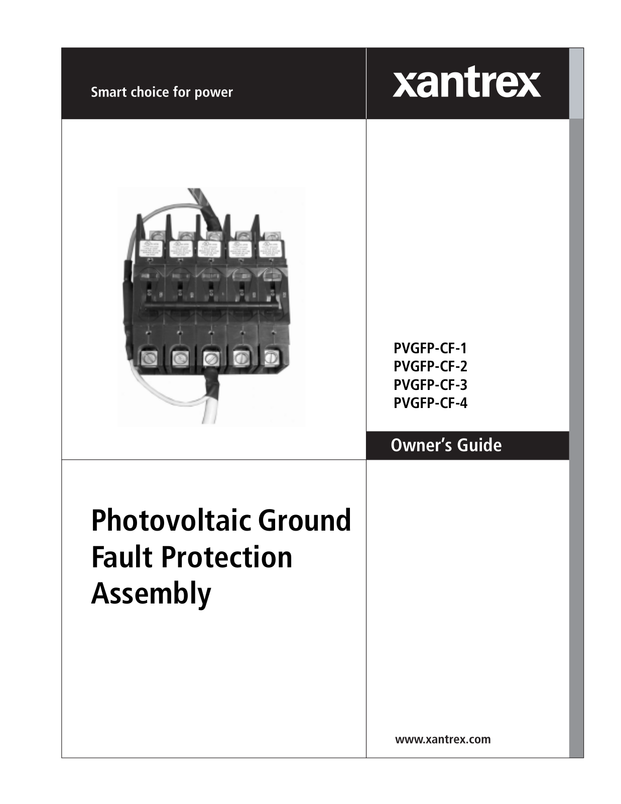 Xantrex PVGFP-CF User Guide